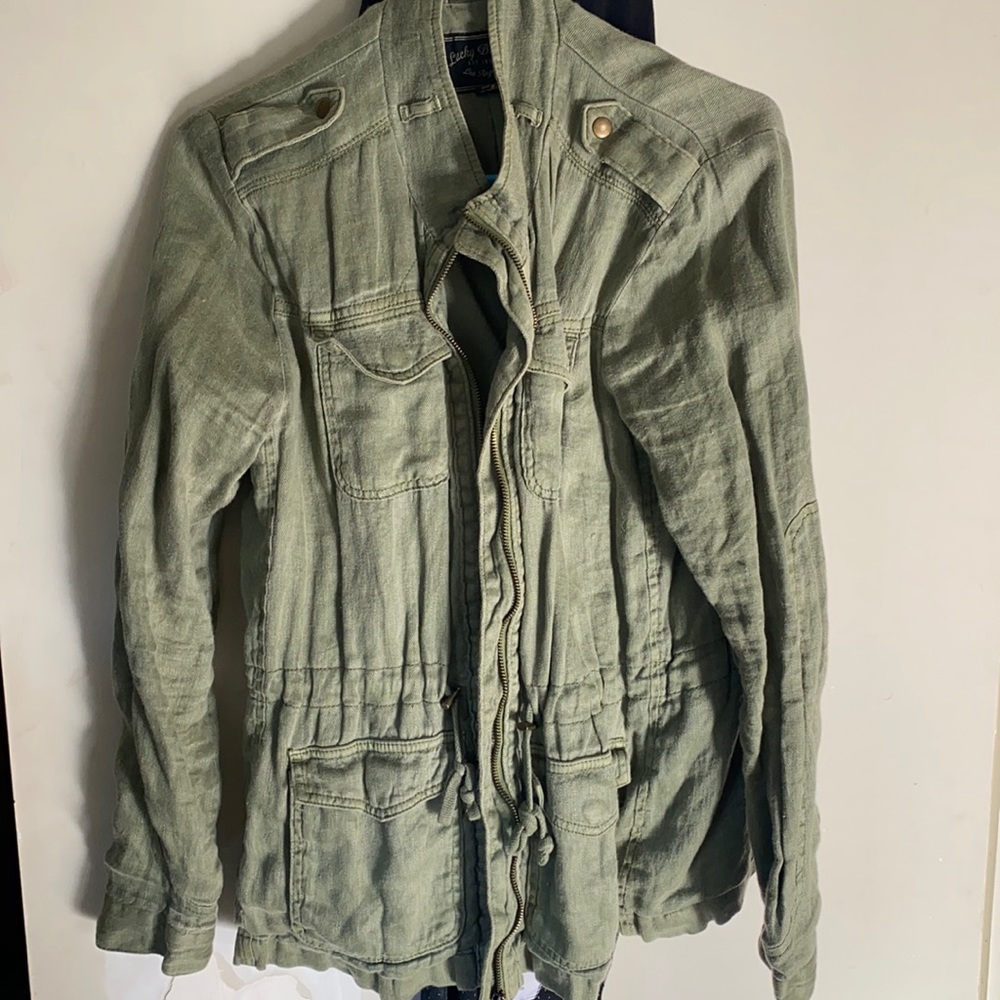 Green lucky brand jacket
